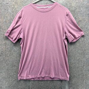 Lululemon Shirt Men XL Mauve Pink Metal Vent Tech Short Sleeve 2.0 Clay Silvere